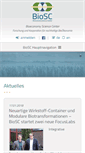Mobile Screenshot of biosc.de